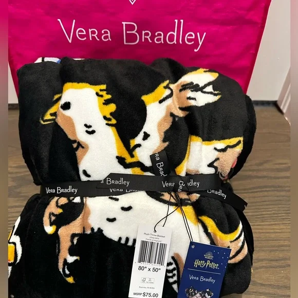 Vera bradley harry store potter plush throw blanket